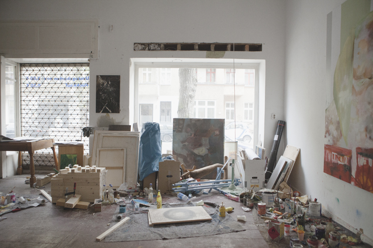 View of Jonas Hofrichter's studio. Photo Erika Svensson